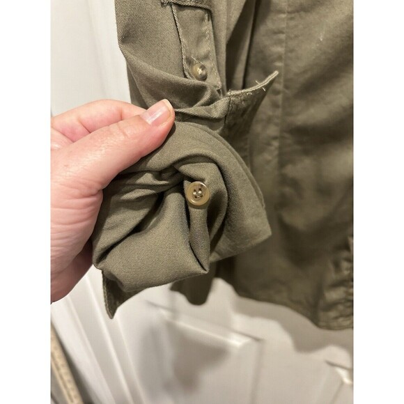 SHE SAFARI Hunter Khaki Shirt Button Up Long Sleeve Women's Size 2XL XXL - Picture 6 of 9